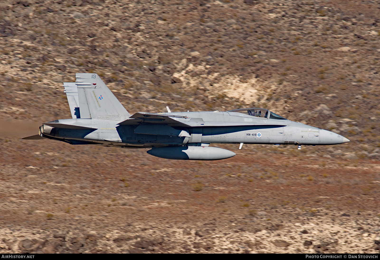 Aircraft Photo of HN-419 | McDonnell Douglas F/A-18C Hornet | Finland - Air Force | AirHistory.net #236316