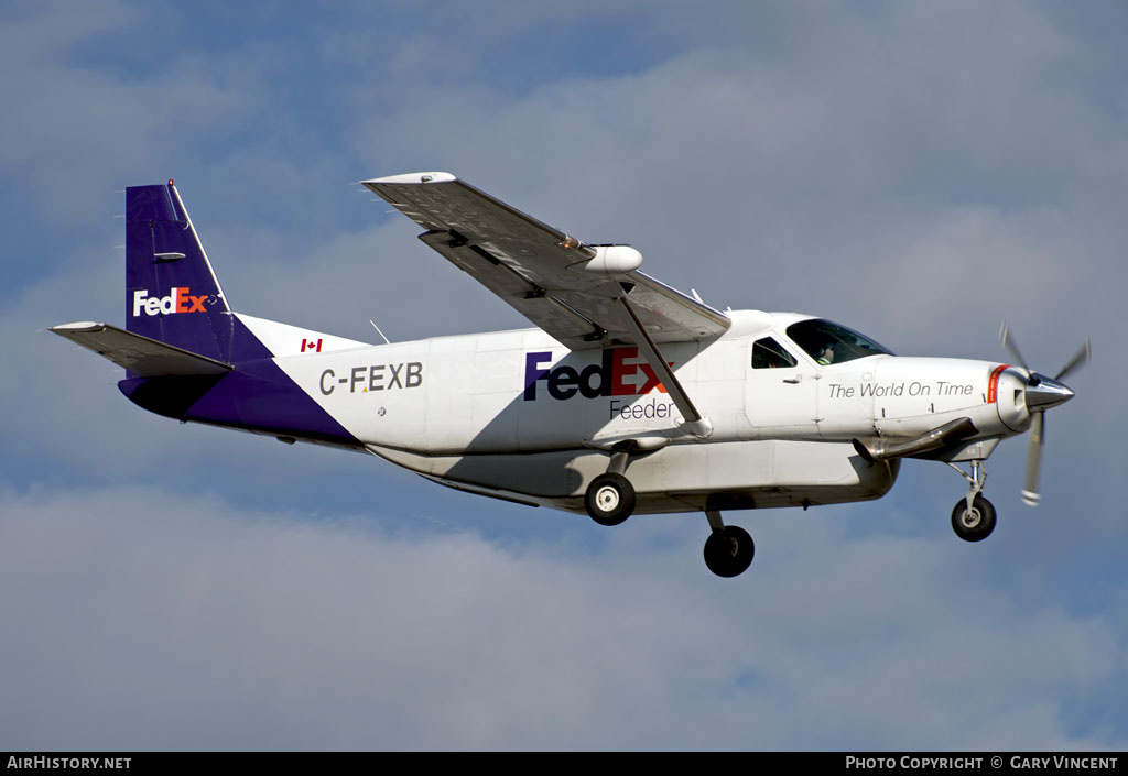 Aircraft Photo of C-FEXB | Cessna 208B Super Cargomaster | FedEx Feeder | AirHistory.net #236348