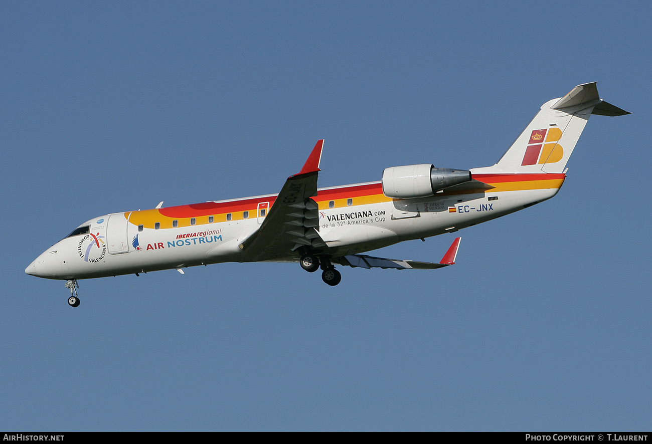 Aircraft Photo of EC-JNX | Bombardier CRJ-200ER (CL-600-2B19) | Iberia Regional | AirHistory.net #236349