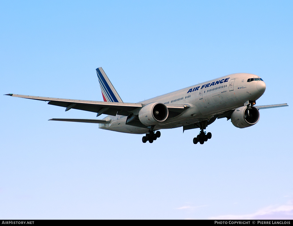 Aircraft Photo of F-GSPU | Boeing 777-228/ER | Air France | AirHistory.net #236364