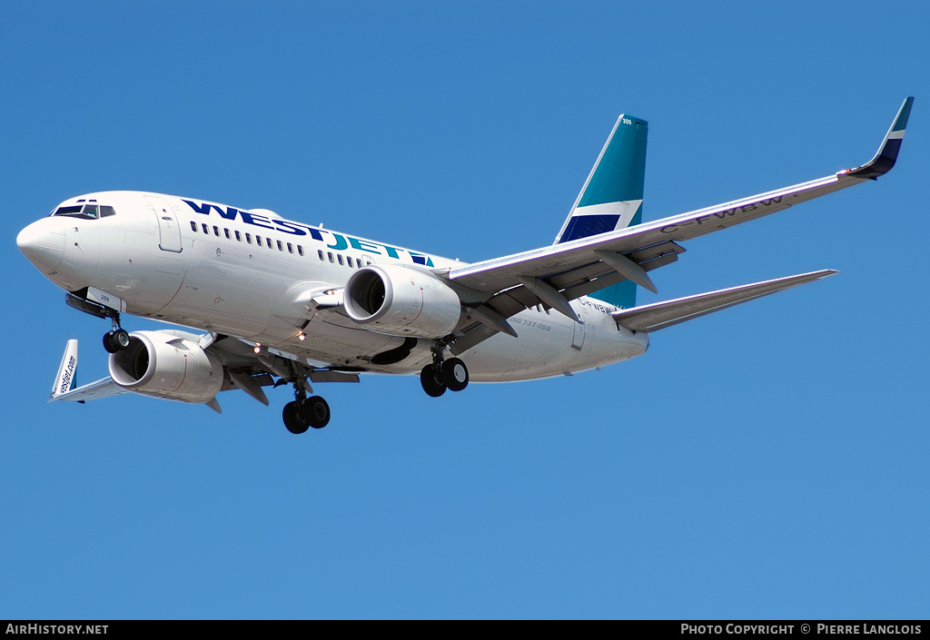 Aircraft Photo of C-FWBW | Boeing 737-7CT | WestJet | AirHistory.net #236366