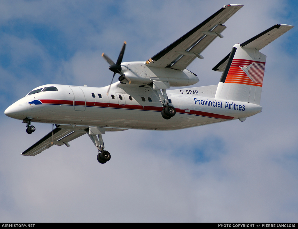 Aircraft Photo of C-GPAB | De Havilland Canada DHC-8-106 Dash 8 | Provincial Airlines | AirHistory.net #236375