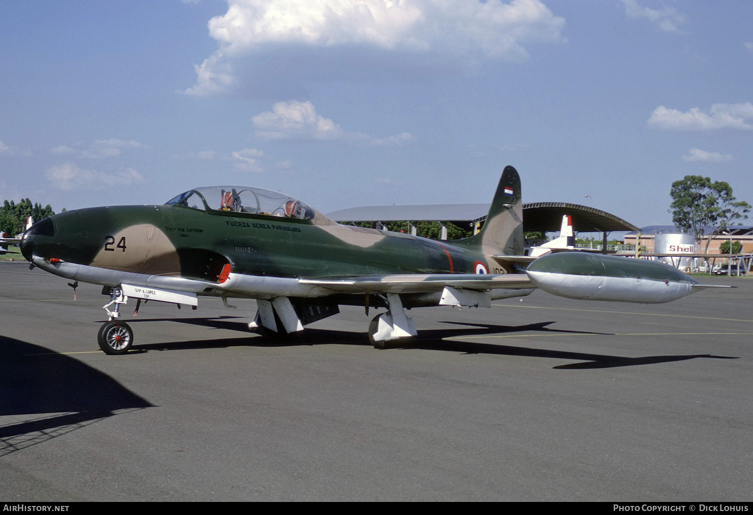 Aircraft Photo of 1024 | Lockheed T-33A | Paraguay - Air Force | AirHistory.net #236425