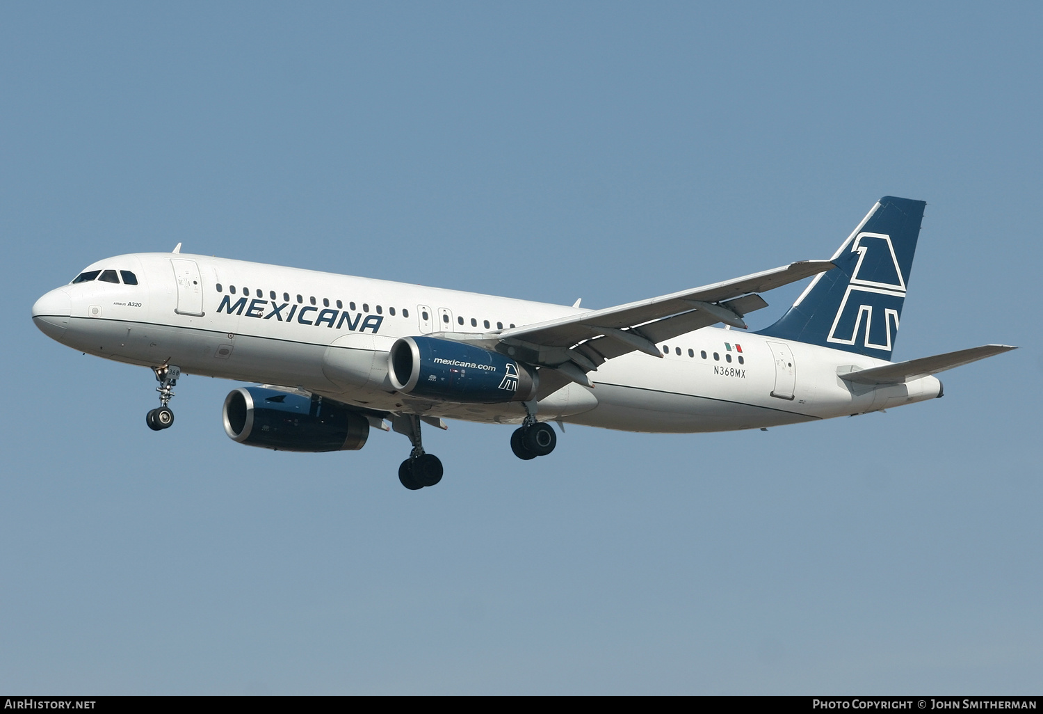 Aircraft Photo of N368MX | Airbus A320-231 | Mexicana | AirHistory.net #236445