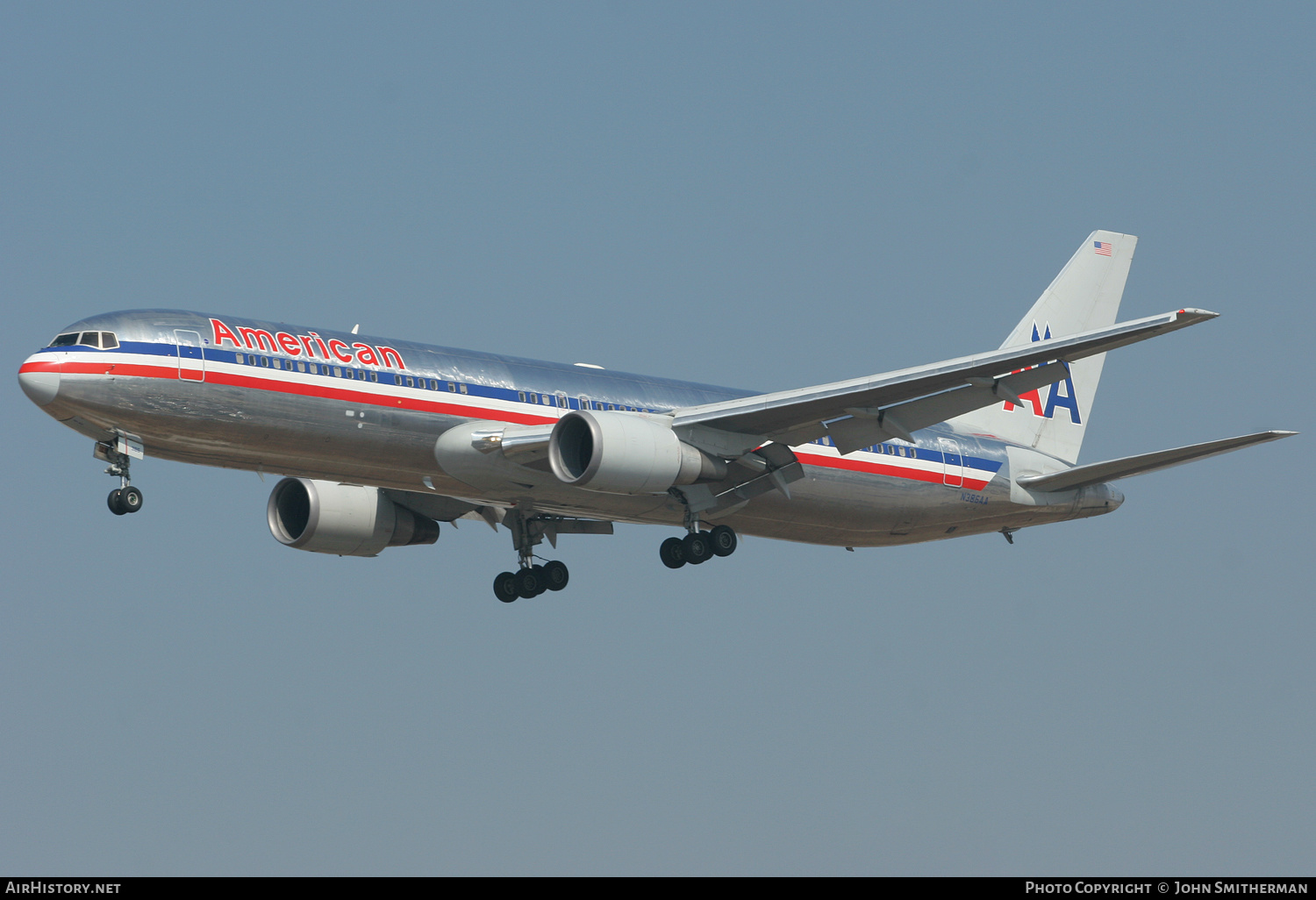 Aircraft Photo of N386AA | Boeing 767-323/ER | American Airlines | AirHistory.net #236456