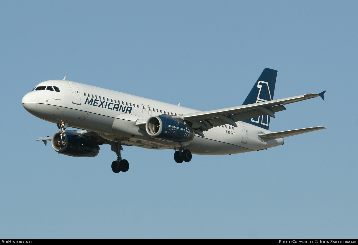 Aircraft Photo of N405MX | Airbus A320-231 | Mexicana | AirHistory.net #236464