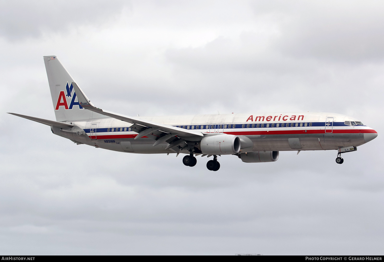 Aircraft Photo of N891NN | Boeing 737-823 | American Airlines | AirHistory.net #236476