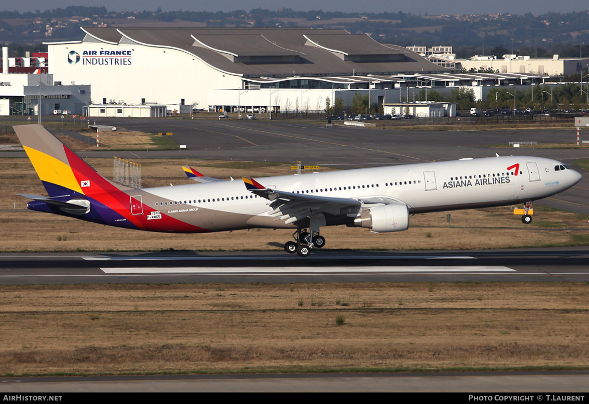 Aircraft Photo of F-WWCE | Airbus A330-323 | Asiana Airlines | AirHistory.net #236489