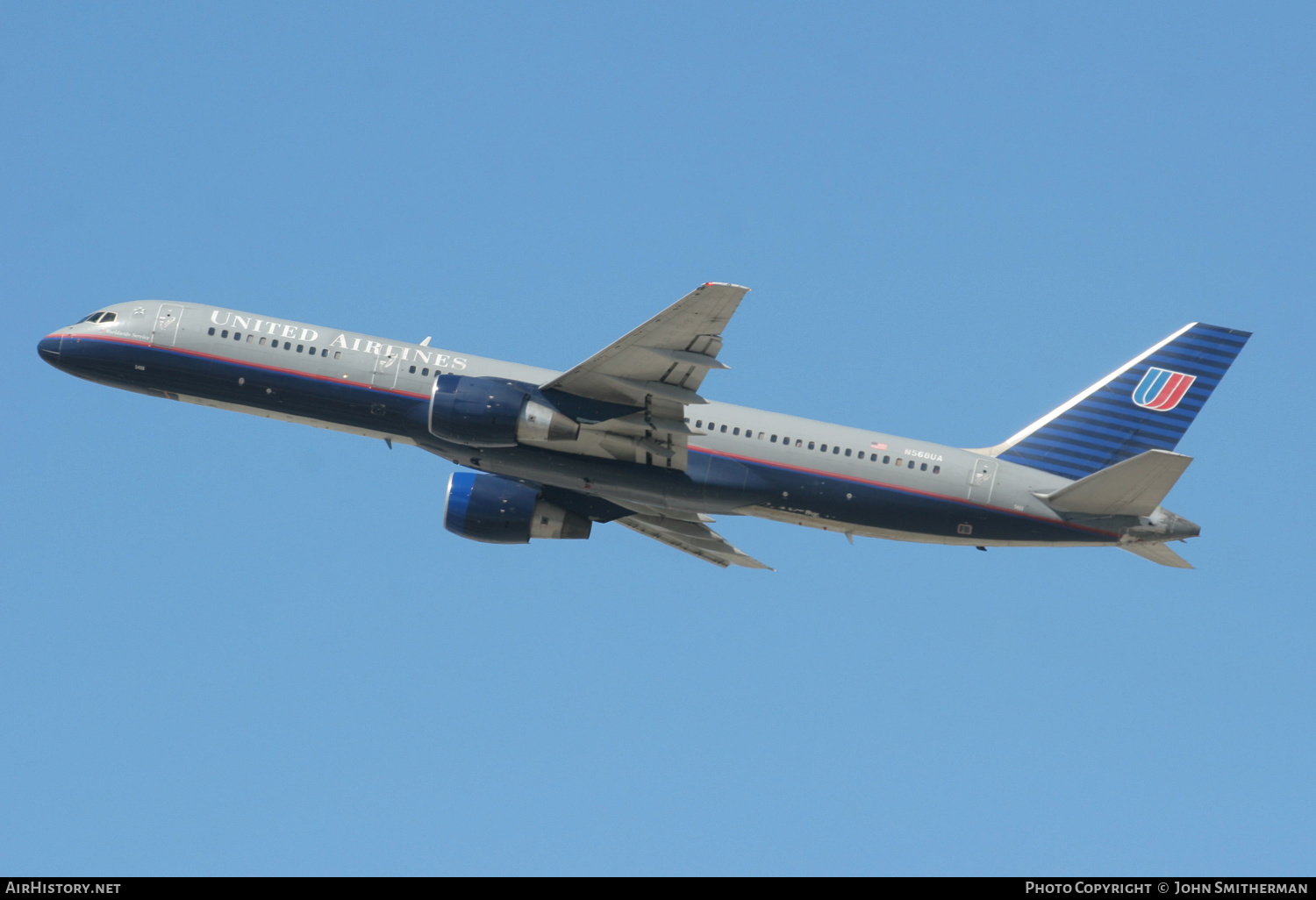 Aircraft Photo of N568UA | Boeing 757-222 | United Airlines | AirHistory.net #236495