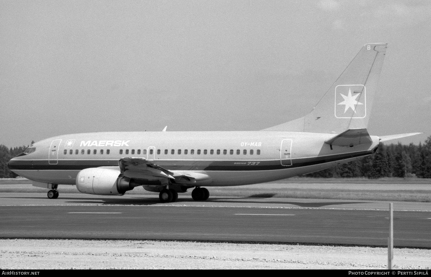 Aircraft Photo of OY-MAB | Boeing 737-5L9 | Maersk Air | AirHistory.net #236519