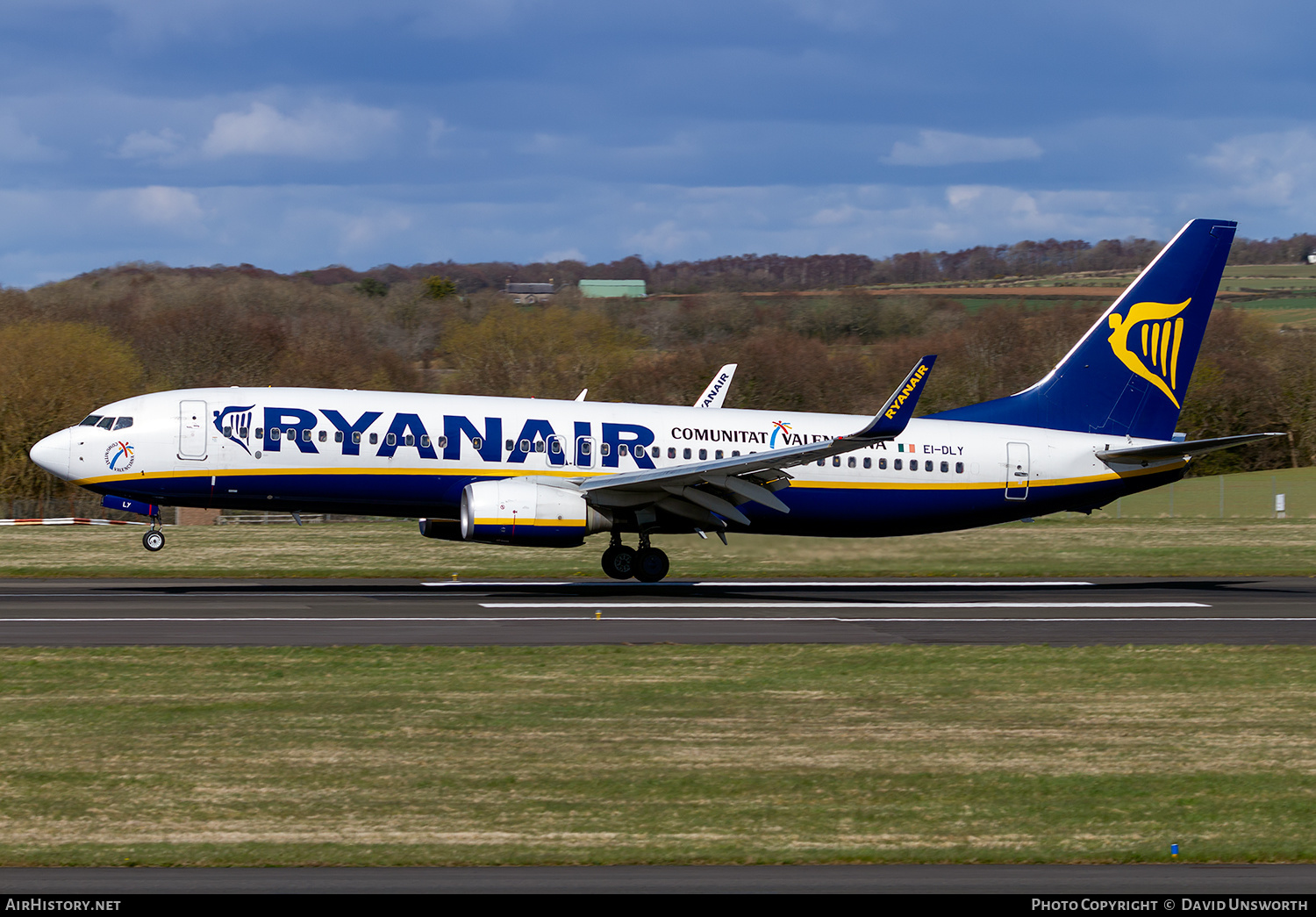 Aircraft Photo of EI-DLY | Boeing 737-8AS | Ryanair | AirHistory.net #236539