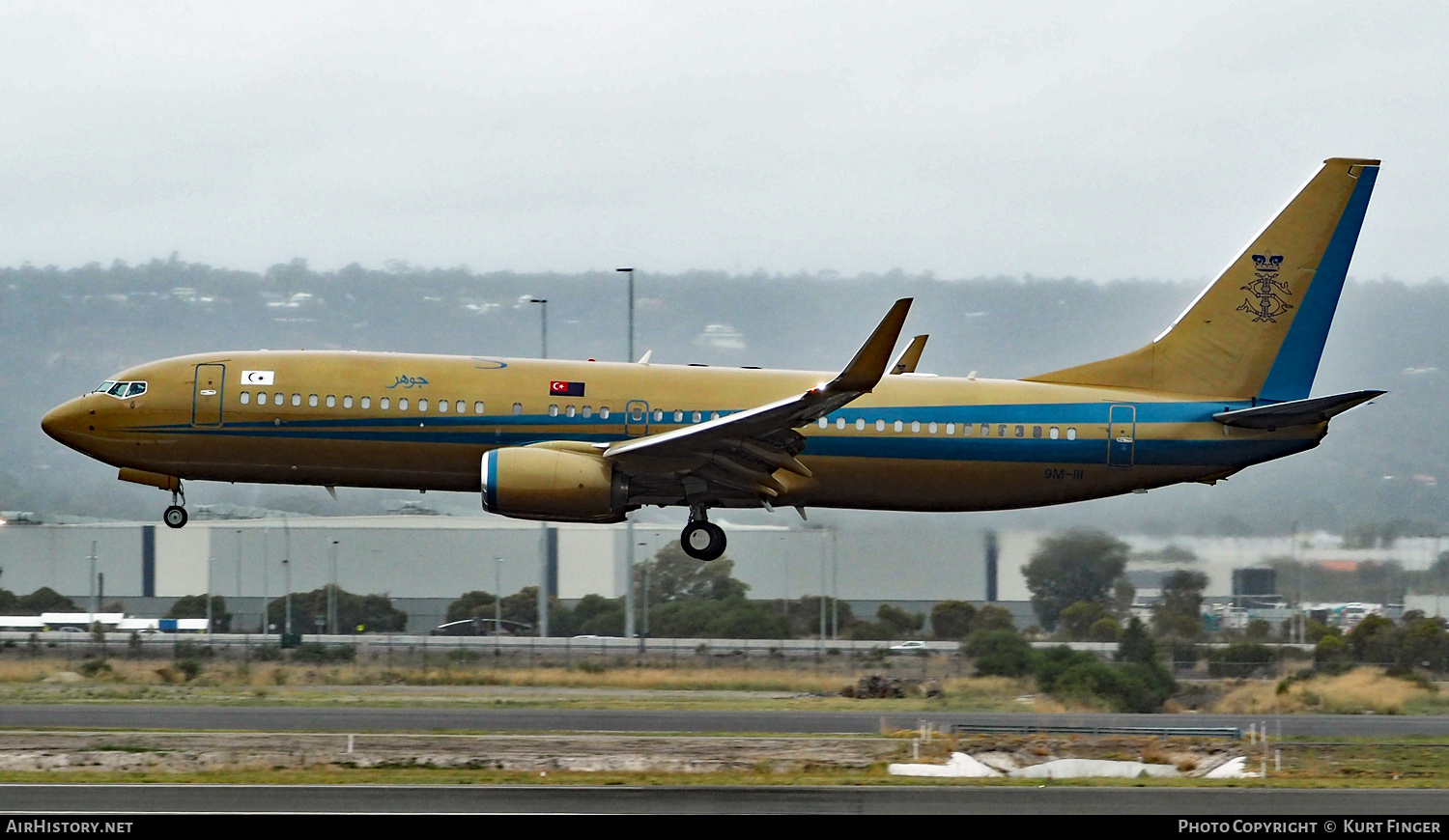 Aircraft Photo of 9M-III | Boeing 737-8AW BBJ2 | Sultan of Johor | AirHistory.net #236575
