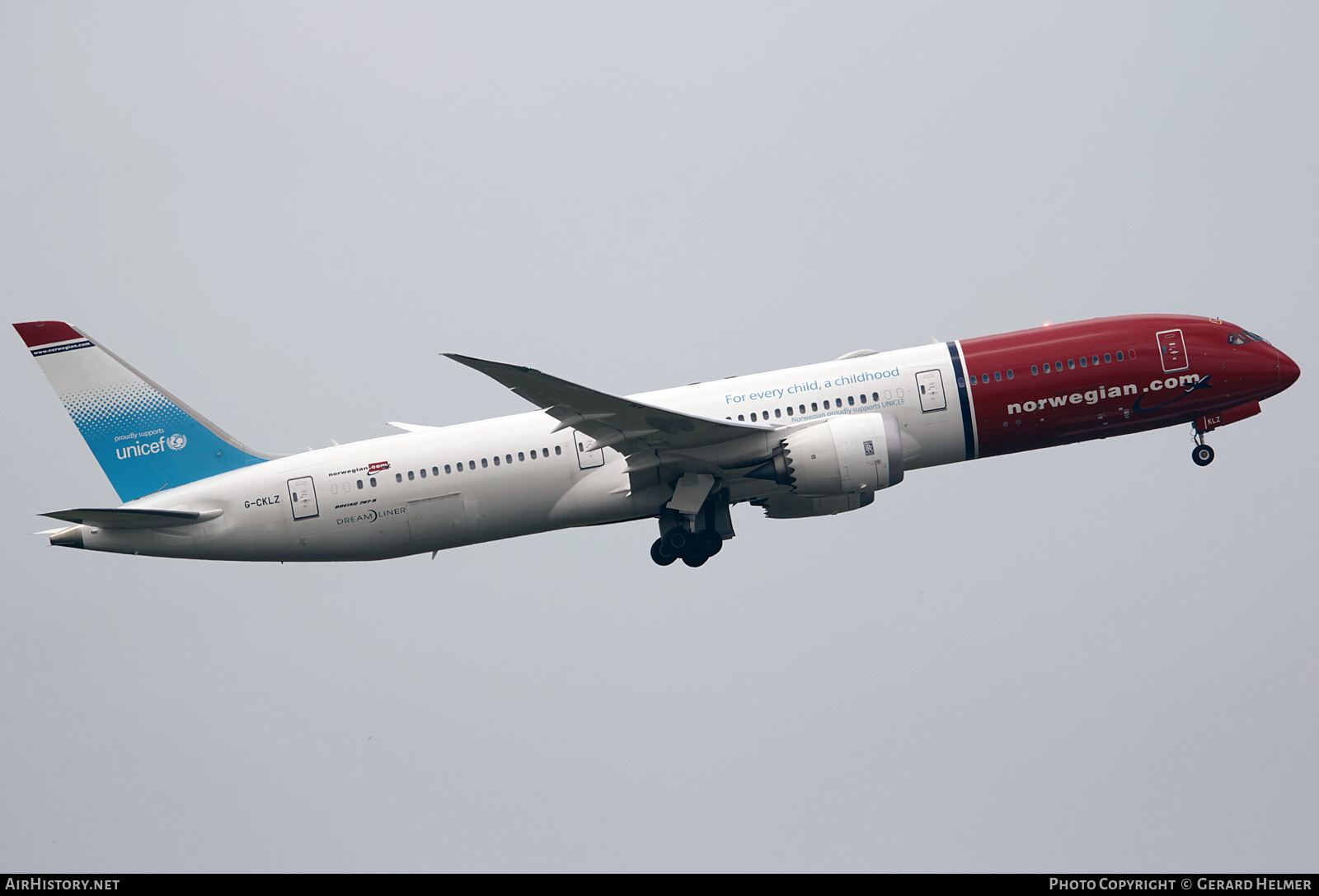 Aircraft Photo of G-CKLZ | Boeing 787-9 Dreamliner | Norwegian | AirHistory.net #236576