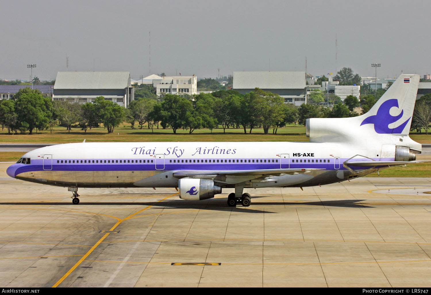 Aircraft Photo of HS-AXE | Lockheed L-1011-385-1 TriStar 1 | Thai Sky Airlines | AirHistory.net #236627