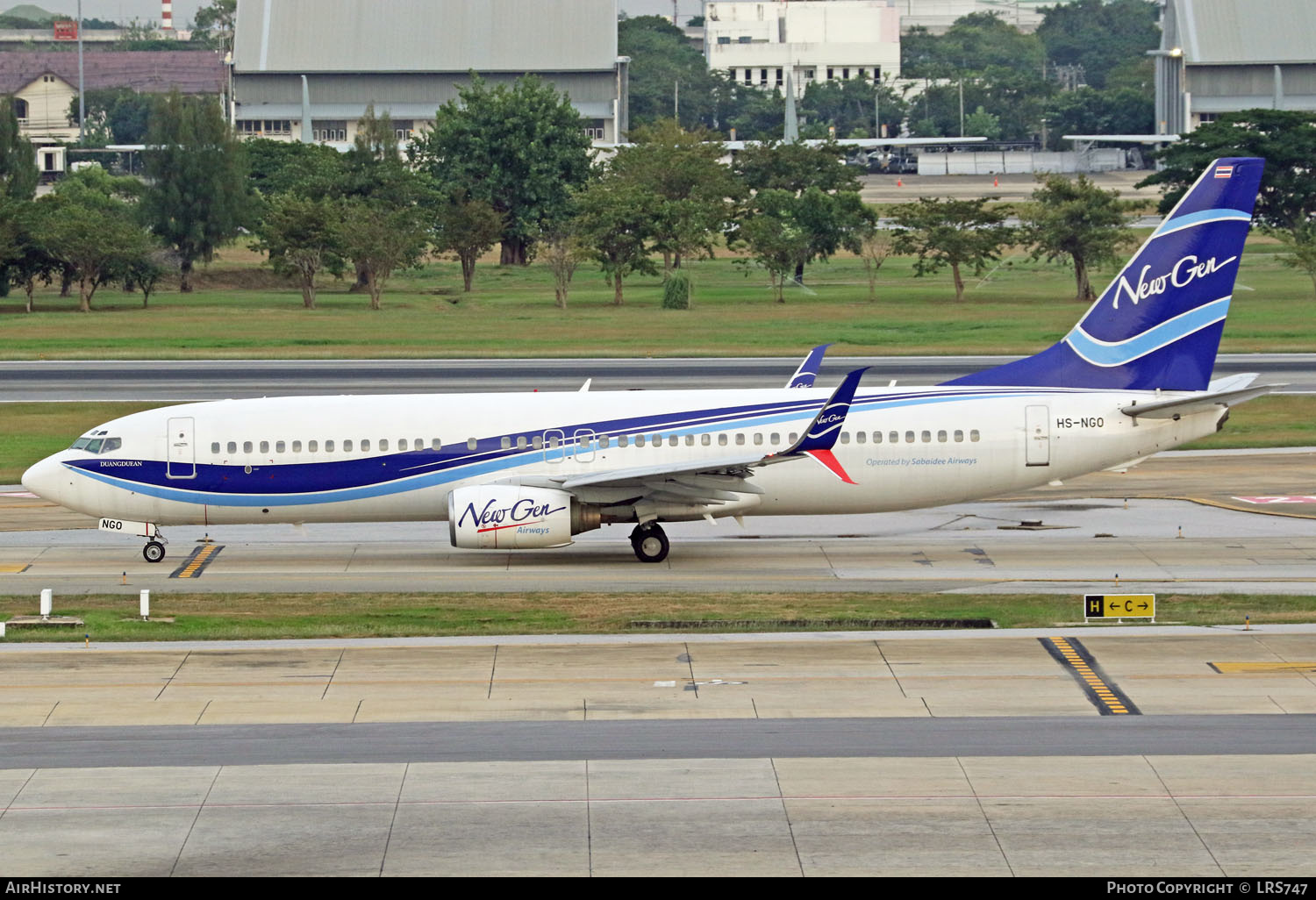 Aircraft Photo of HS-NGO | Boeing 737-8Q8 | New Gen Airways | AirHistory.net #236647