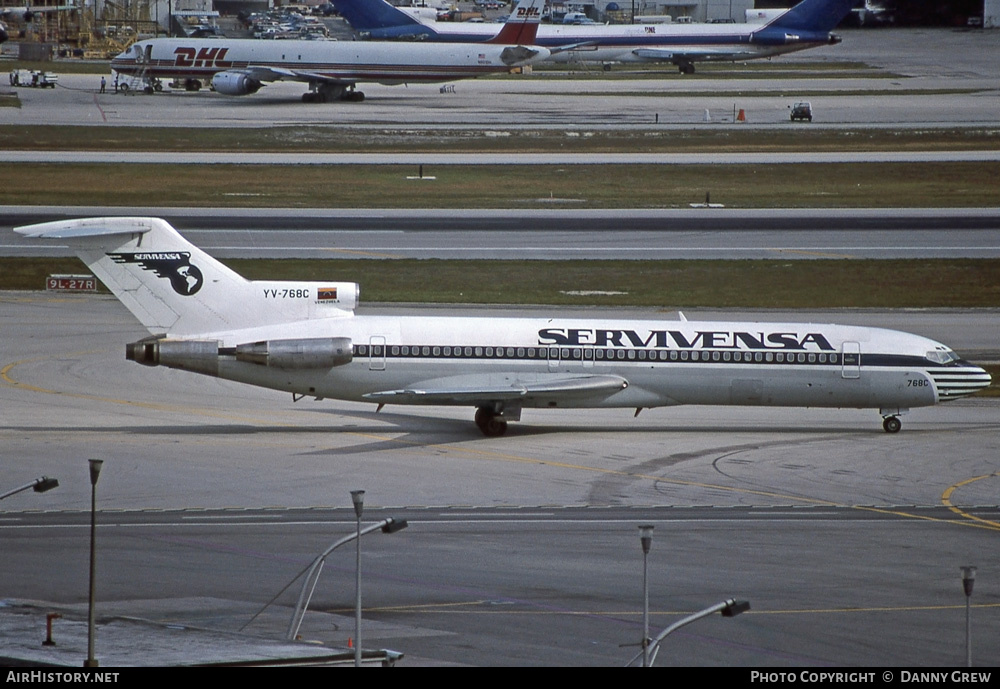 Aircraft Photo of YV-768C | Boeing 727-2M7/Adv | Servivensa | AirHistory.net #236649
