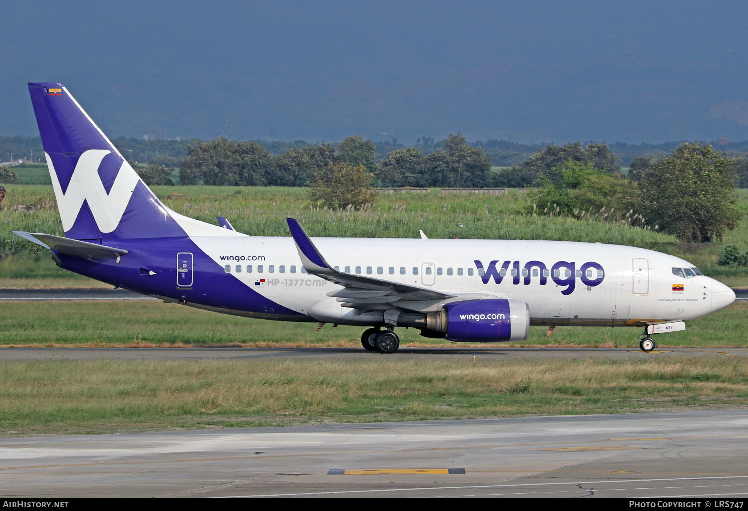 Aircraft Photo of HP-1377CMP | Boeing 737-7V3 | Wingo | AirHistory.net #236650