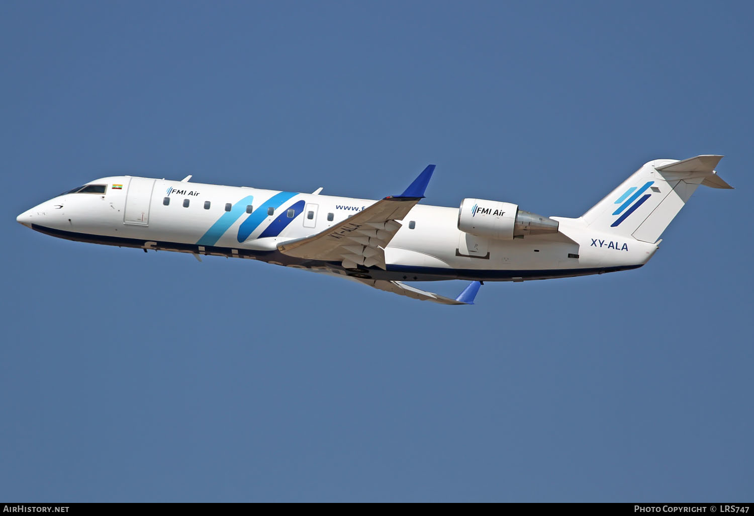Aircraft Photo of XY-ALA | Bombardier CRJ-200 (CL-600-2B19) | FMI Air | AirHistory.net #236653