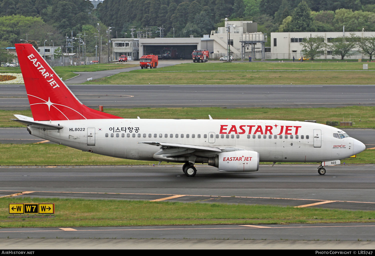 Aircraft Photo of HL8022 | Boeing 737-73V | Eastar Jet | AirHistory.net #236655