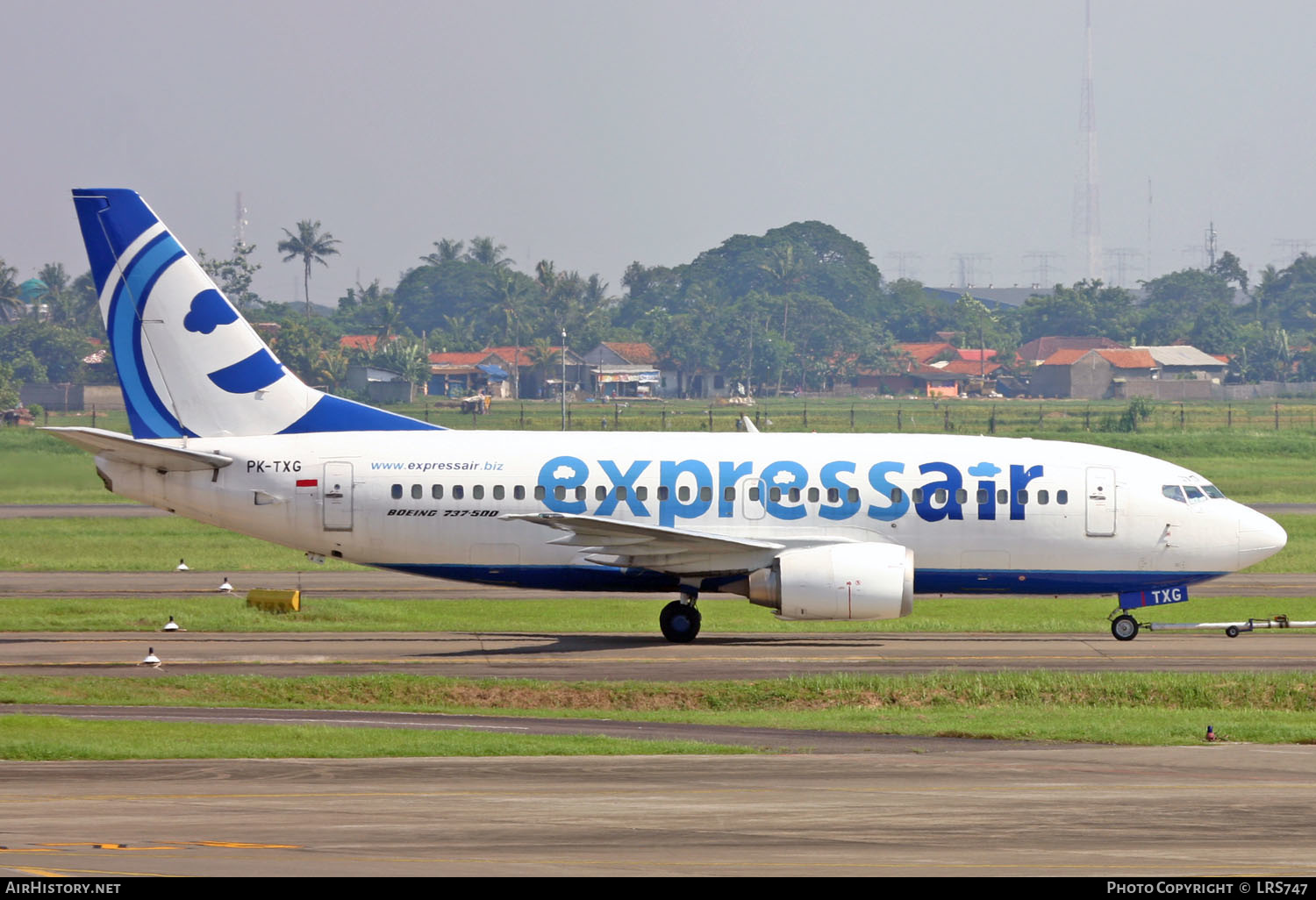 Aircraft Photo of PK-TXG | Boeing 737-5L9 | ExpressAir | AirHistory.net #236657