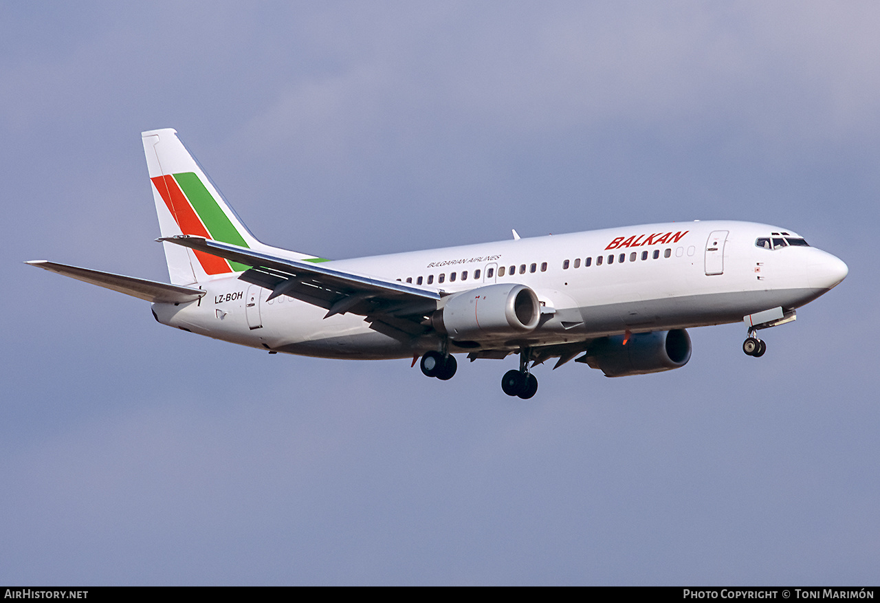 Aircraft Photo of LZ-BOH | Boeing 737-330 | Balkan - Bulgarian Airlines | AirHistory.net #236711