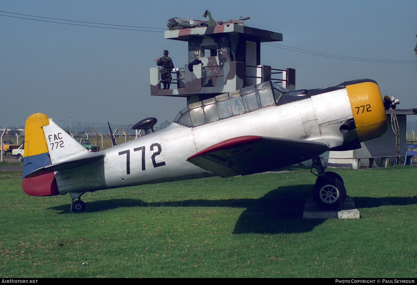 Aircraft Photo of FAC772 | North American AT-6D Texan | Colombia - Air Force | AirHistory.net #236721