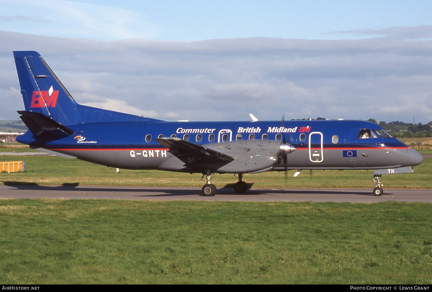 Aircraft Photo of G-GNTH | Saab 340B | British Midland Commuter | AirHistory.net #236722