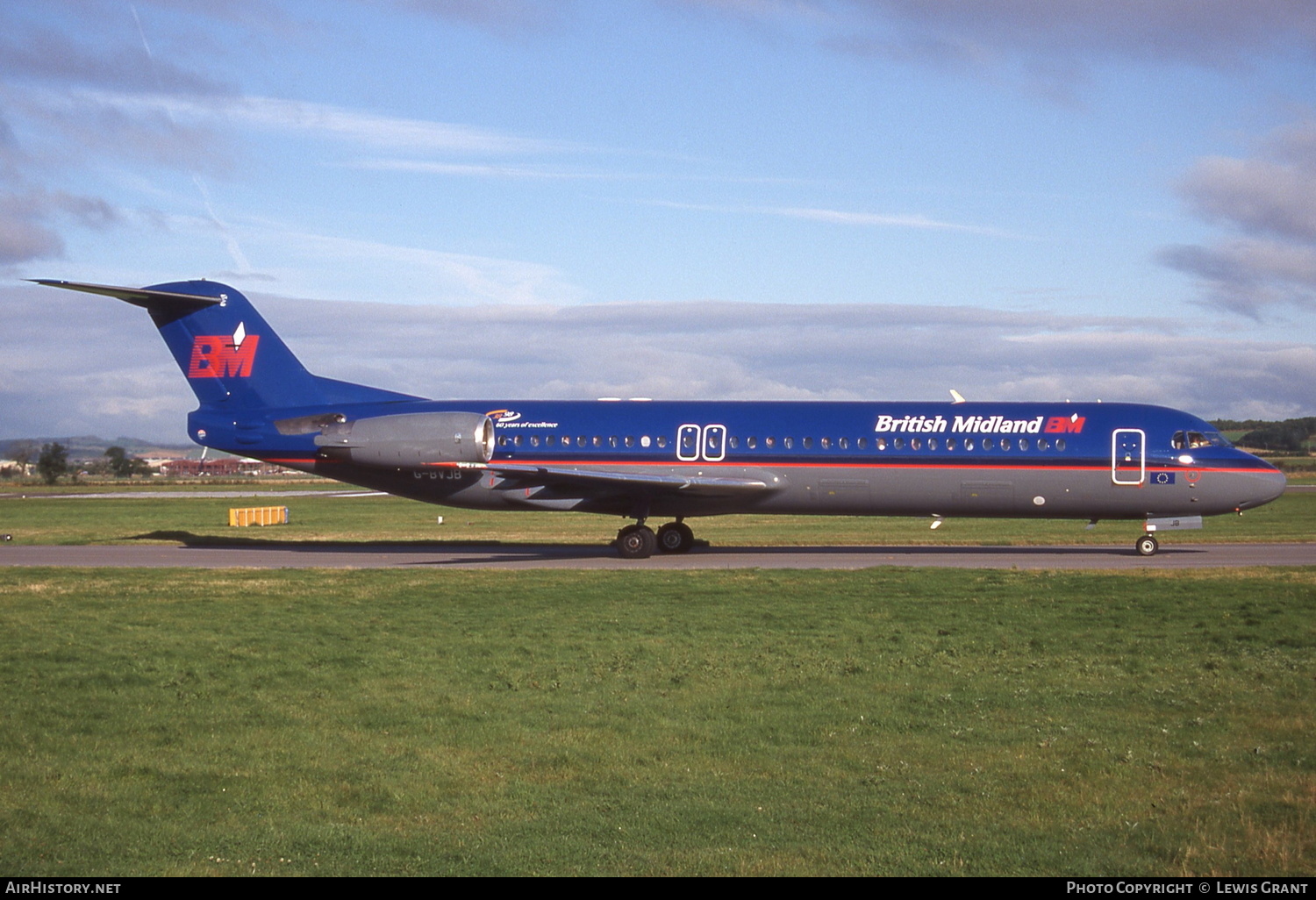 Aircraft Photo of G-BVJB | Fokker 100 (F28-0100) | British Midland Airways - BMA | AirHistory.net #236724