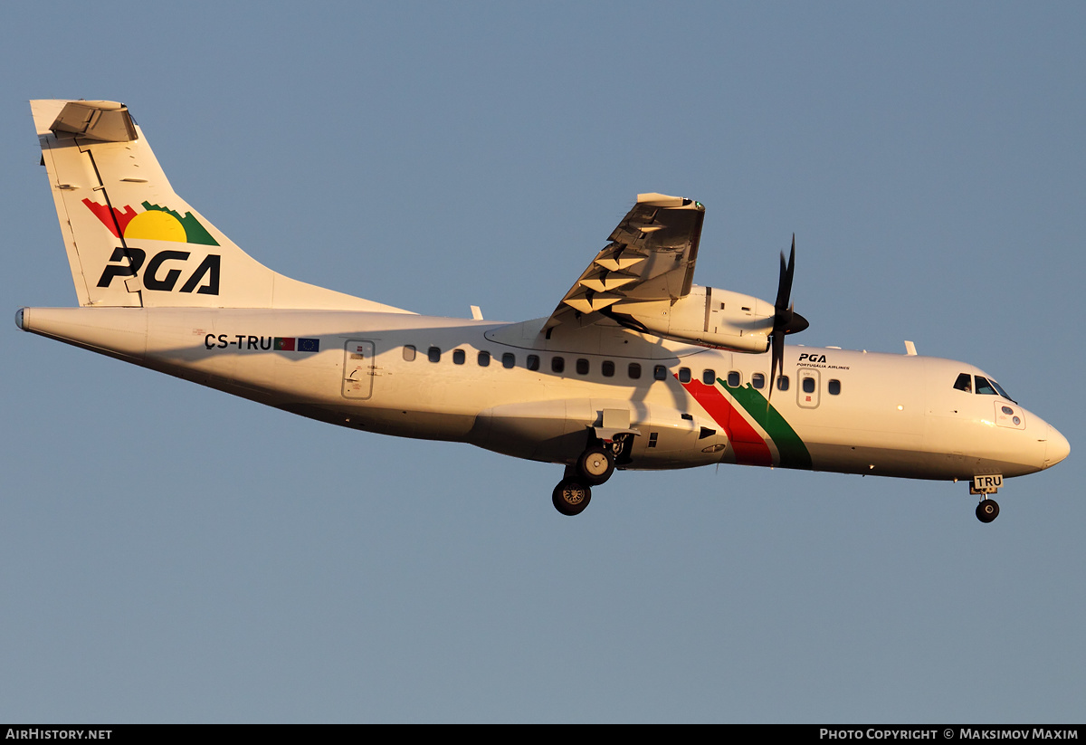 Aircraft Photo of CS-TRU | ATR ATR-42-600 | Portugália Airlines - PGA | AirHistory.net #236753