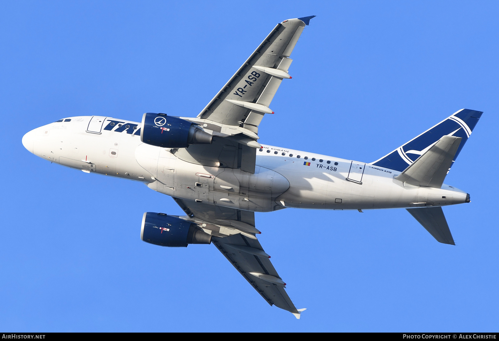 Aircraft Photo of YR-ASB | Airbus A318-111 | TAROM - Transporturile Aeriene Române | AirHistory.net #236767