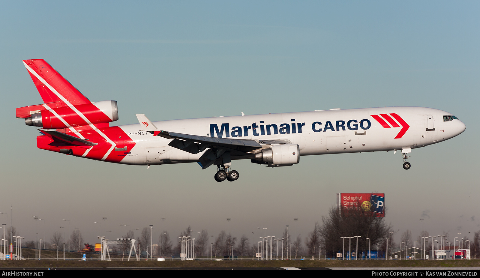 Aircraft Photo of PH-MCY | McDonnell Douglas MD-11/F | Martinair Cargo | AirHistory.net #236775