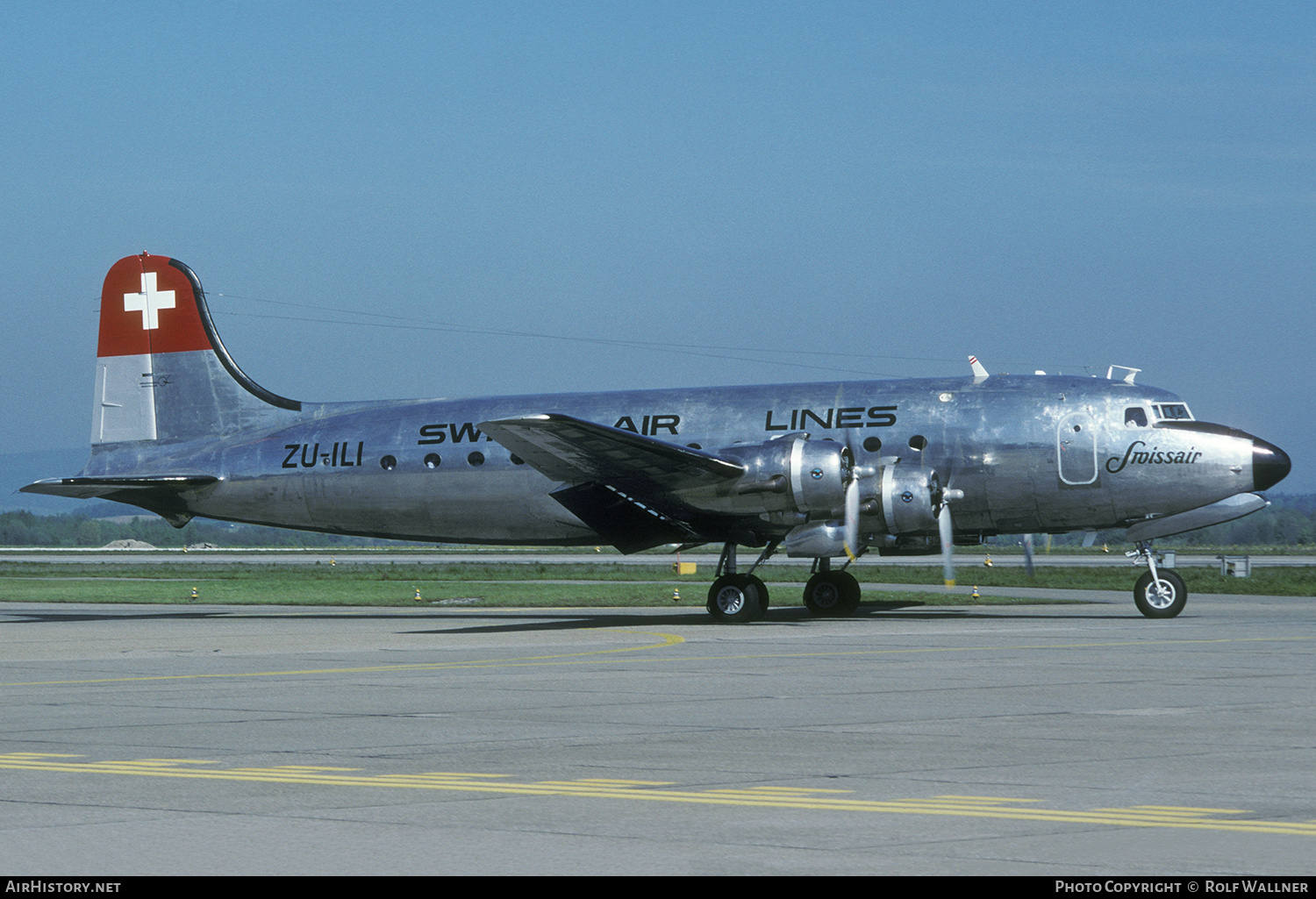 Aircraft Photo of ZU-ILI | Douglas DC-4-1009 | Swissair - Swiss Air Lines | AirHistory.net #236778