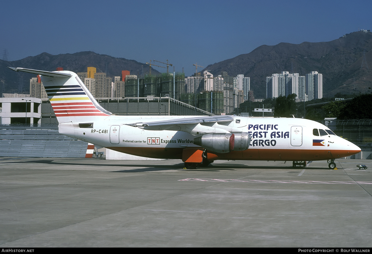 Aircraft Photo of RP-C481 | British Aerospace BAe-146-200QT Quiet Trader | Pacific East Asia Cargo | AirHistory.net #236795