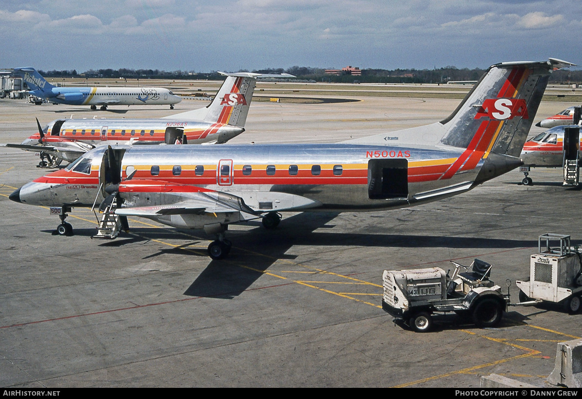 Aircraft Photo of N500AS | Embraer EMB-120ER Brasilia | ASA - Atlantic Southeast Airlines | AirHistory.net #236822
