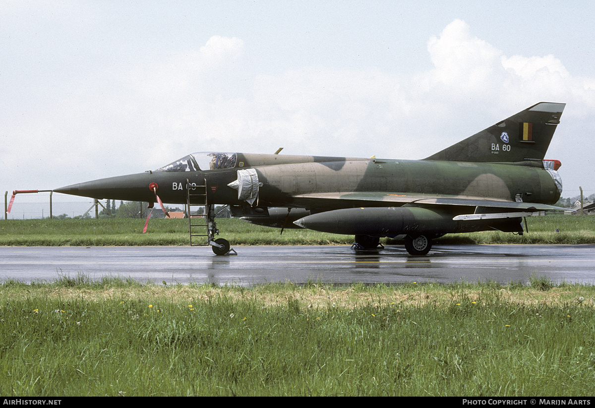 Aircraft Photo of BA60 | Dassault Mirage 5BA | Belgium - Air Force | AirHistory.net #236829