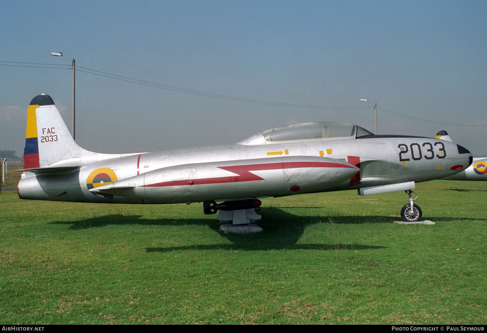 Aircraft Photo of FAC2033 | Lockheed T-33A | Colombia - Air Force | AirHistory.net #236849
