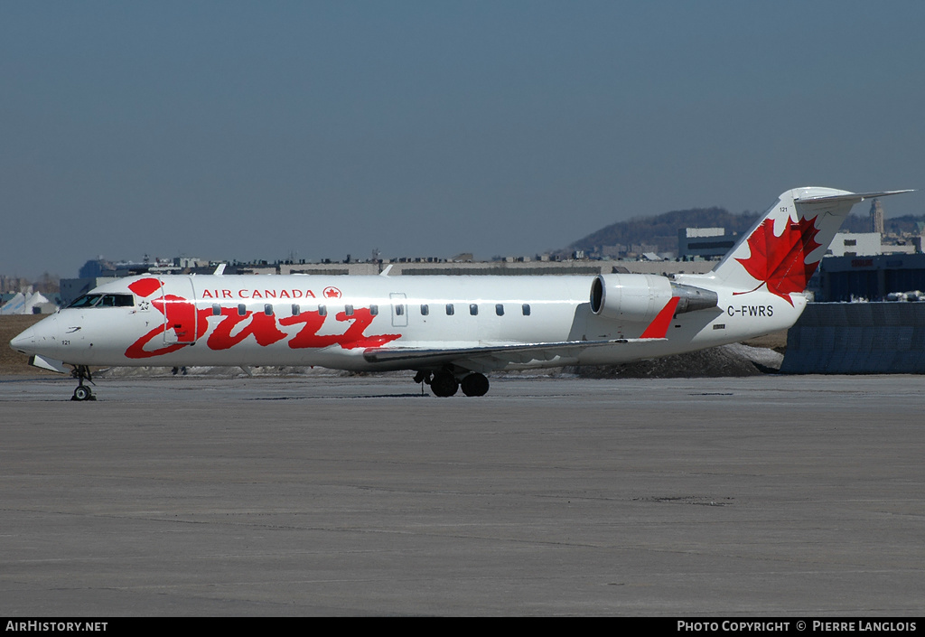 Aircraft Photo of C-FWRS | Canadair CRJ-100ER (CL-600-2B19) | Air Canada Jazz | AirHistory.net #236882