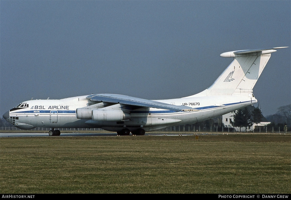 Aircraft Photo of UR-76670 | Ilyushin Il-78 | BSL Airline | AirHistory.net #236885