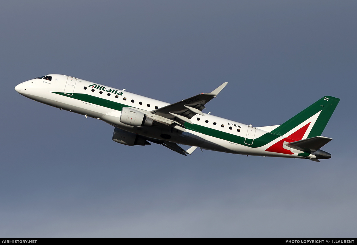 Aircraft Photo of EI-RDG | Embraer 175STD (ERJ-170-200STD) | Alitalia CityLiner | AirHistory.net #236895