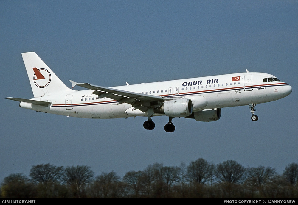 Aircraft Photo of TC-OND | Airbus A320-211 | Onur Air | AirHistory.net #236908