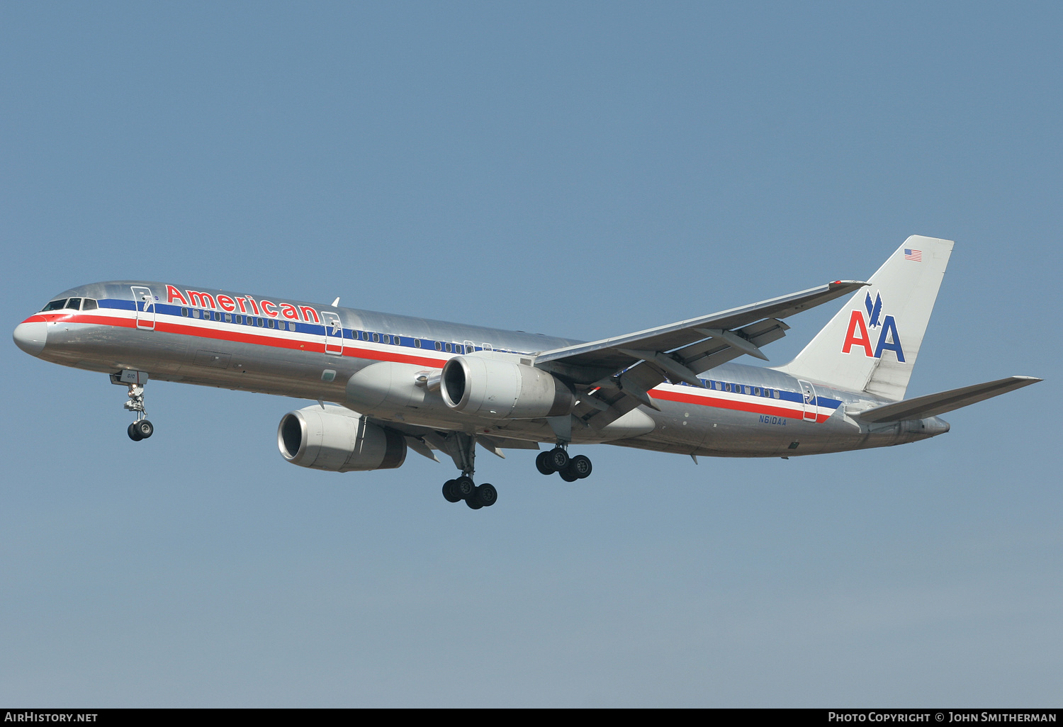 Aircraft Photo of N610AA | Boeing 757-223 | American Airlines | AirHistory.net #236930