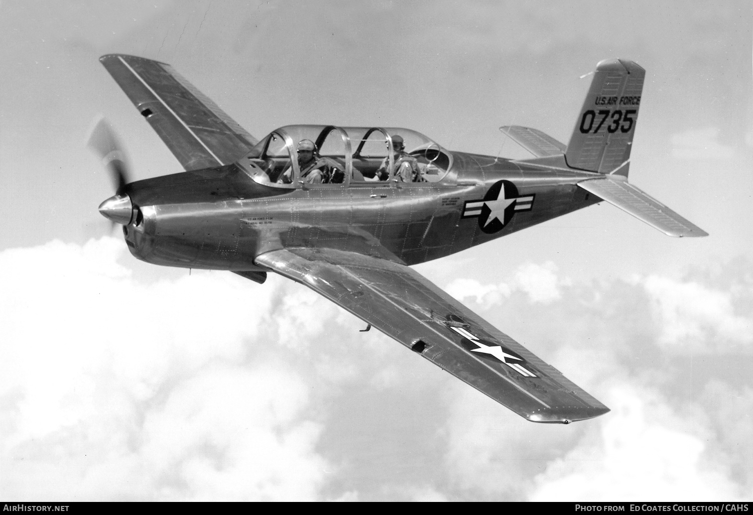 Aircraft Photo of 50-735 / 0735 | Beech YT-34 Mentor | USA - Air Force | AirHistory.net #236957