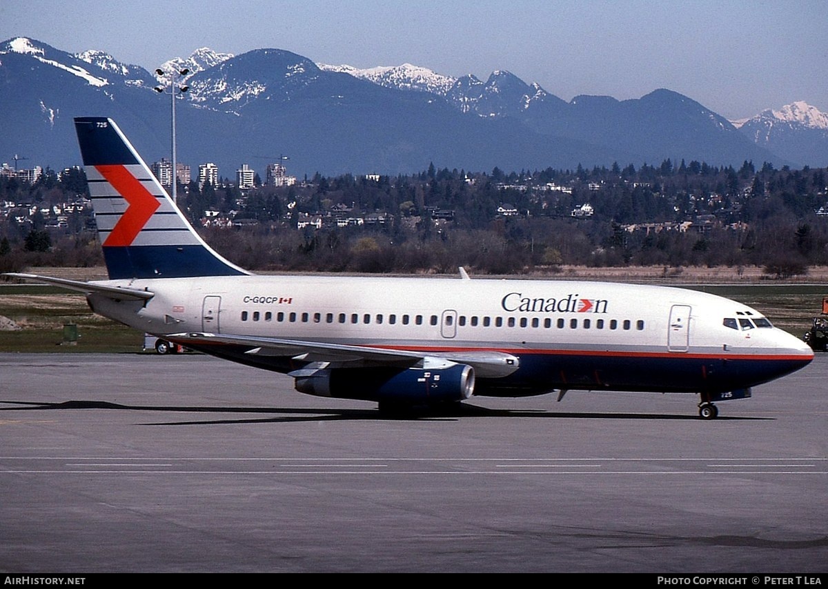 Aircraft Photo of C-GQCP | Boeing 737-217/Adv | Canadian Airlines | AirHistory.net #236976