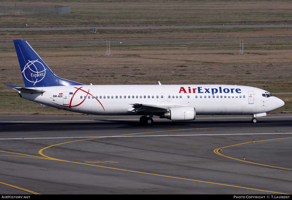 Aircraft Photo of OM-AEX | Boeing 737-4Y0 | AirExplore - Axe | AirHistory.net #236986