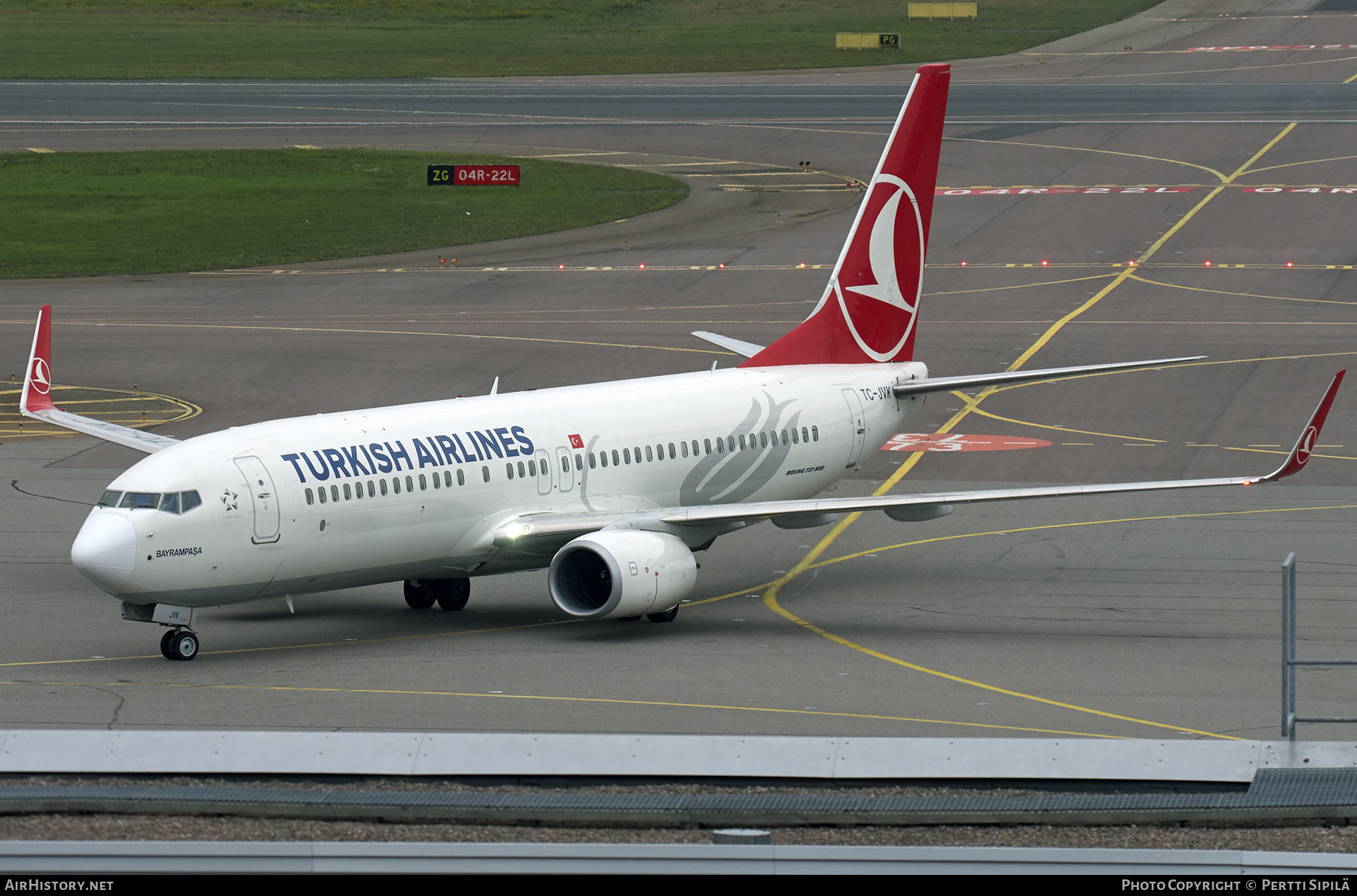 Aircraft Photo of TC-JVK | Boeing 737-8F2 | Turkish Airlines | AirHistory.net #236995