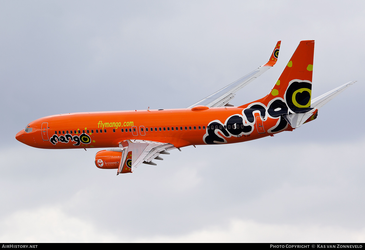 Aircraft Photo of ZS-SJP | Boeing 737-8BG | Mango Airlines | AirHistory.net #236998