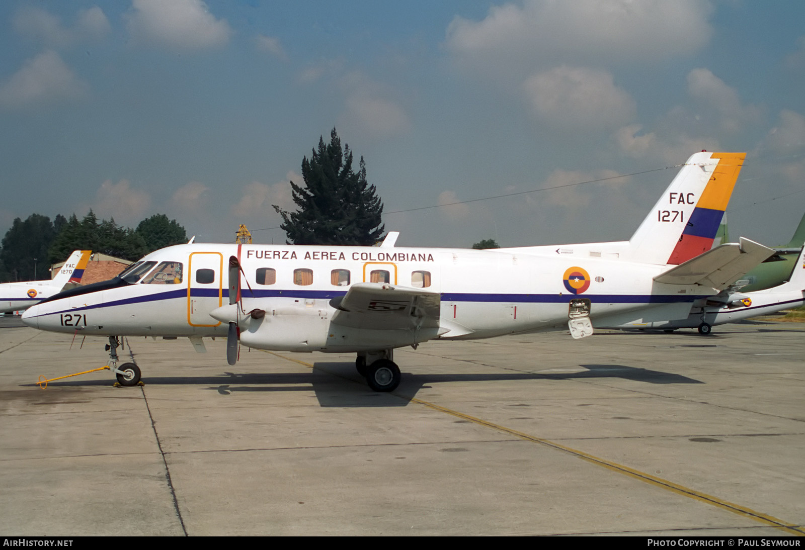 Aircraft Photo of FAC1271 | Embraer EMB-110P1 Bandeirante | Colombia - Air Force | AirHistory.net #237009