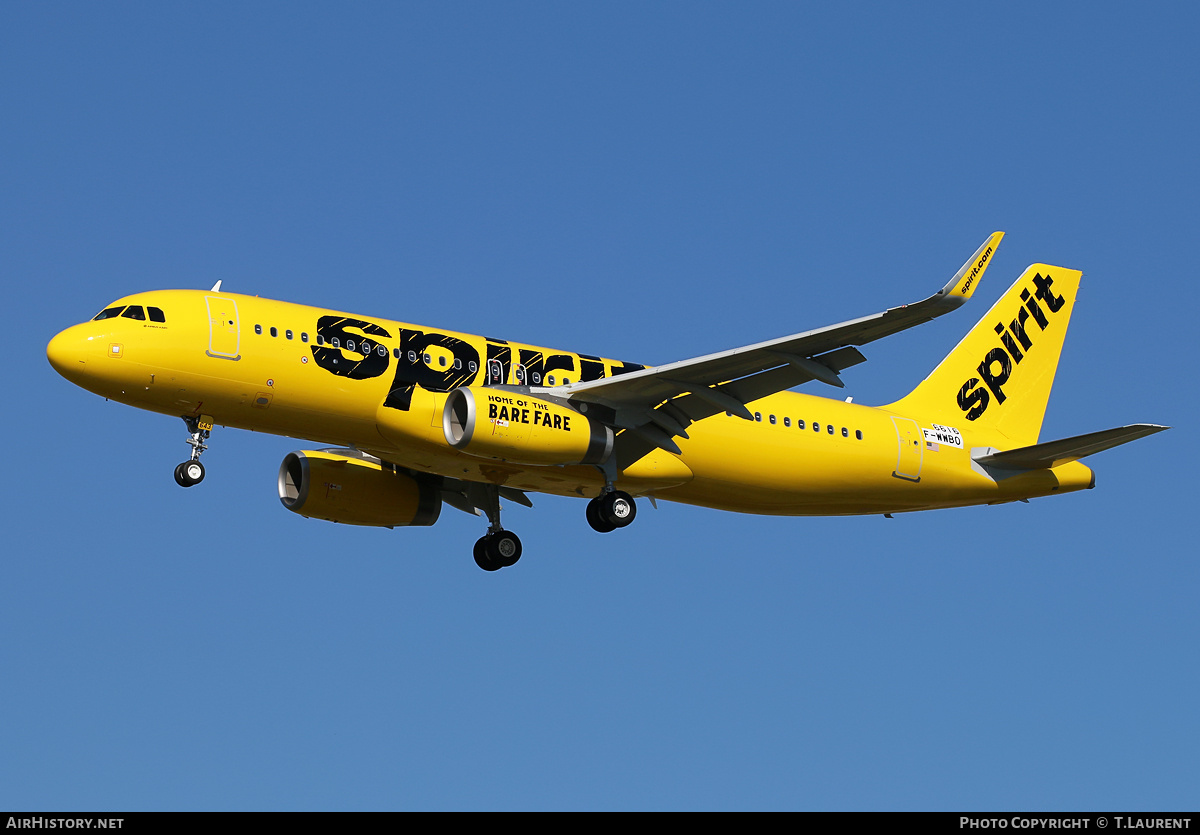 Aircraft Photo of F-WWBO | Airbus A320-232 | Spirit Airlines | AirHistory.net #237013