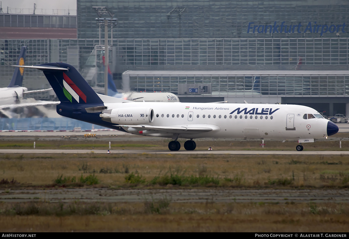 Aircraft Photo of HA-LMA | Fokker 70 (F28-0070) | Malév - Hungarian Airlines | AirHistory.net #237021