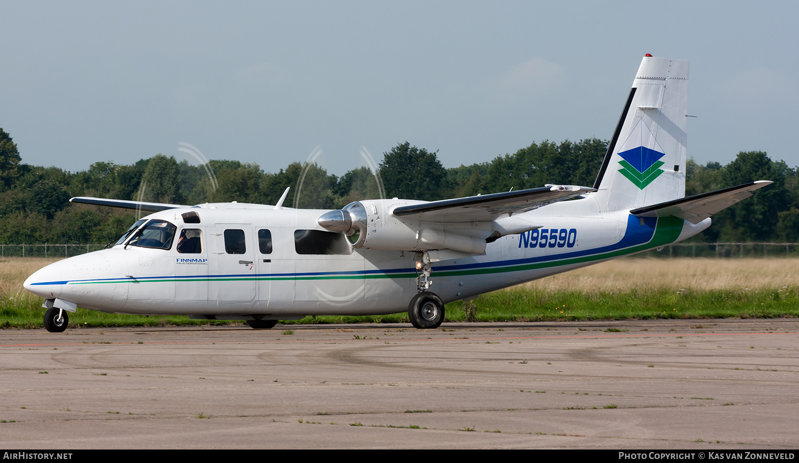 Aircraft Photo of N95590 | Rockwell 690B Turbo Commander | Finnmap | AirHistory.net #237055